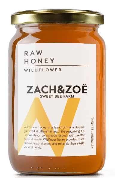  Zach & Zoe Wildflower Raw Honey