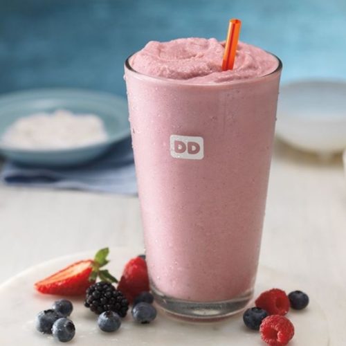 Dunkin Donuts Strawberry Banana Smoothie