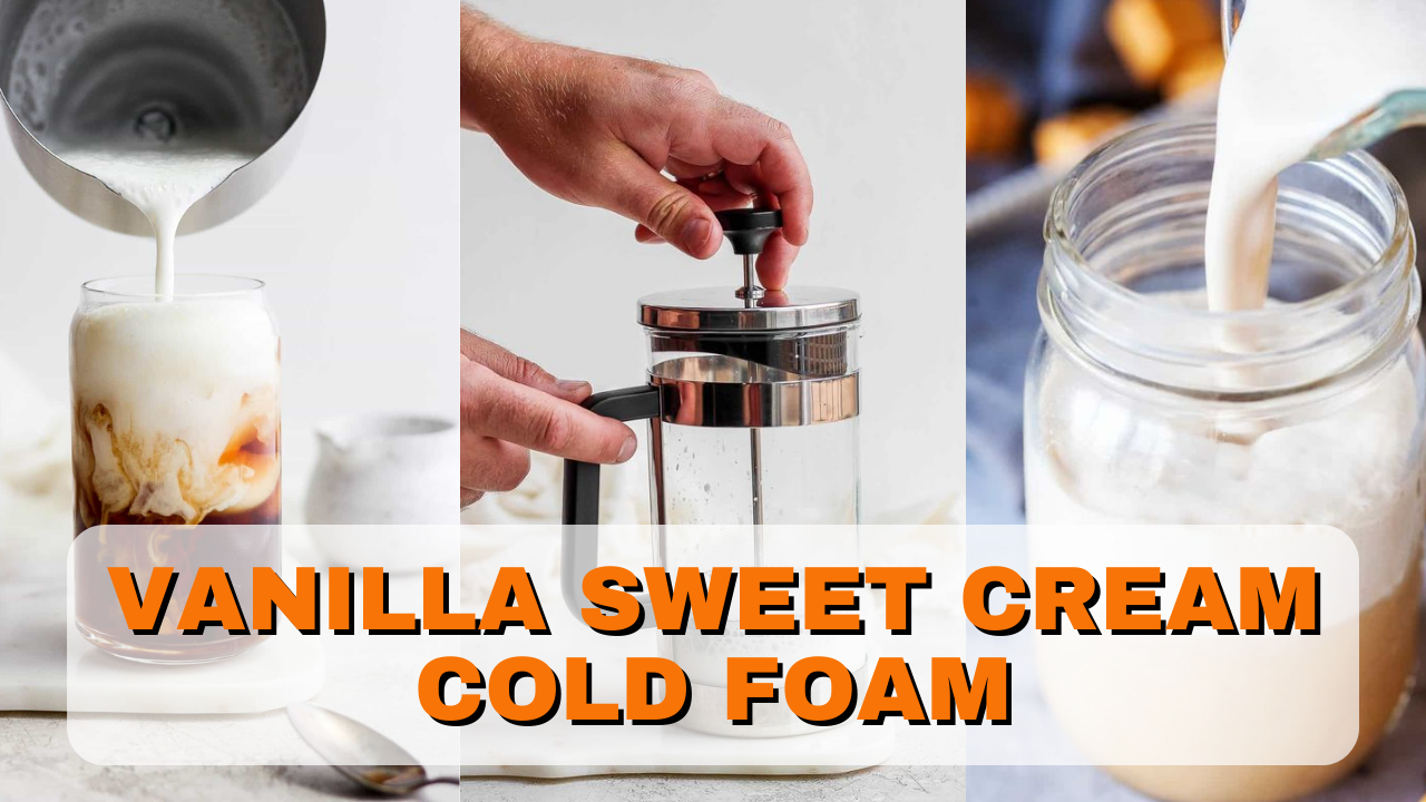 How to make Starbucks-Style Vanilla Sweet Cream Cold Foam